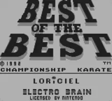 Image n° 5 - screenshots  : Best of the Best - Championship Karate